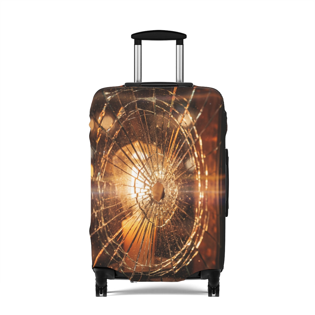 Luggage Cover - Moody Amber Glow