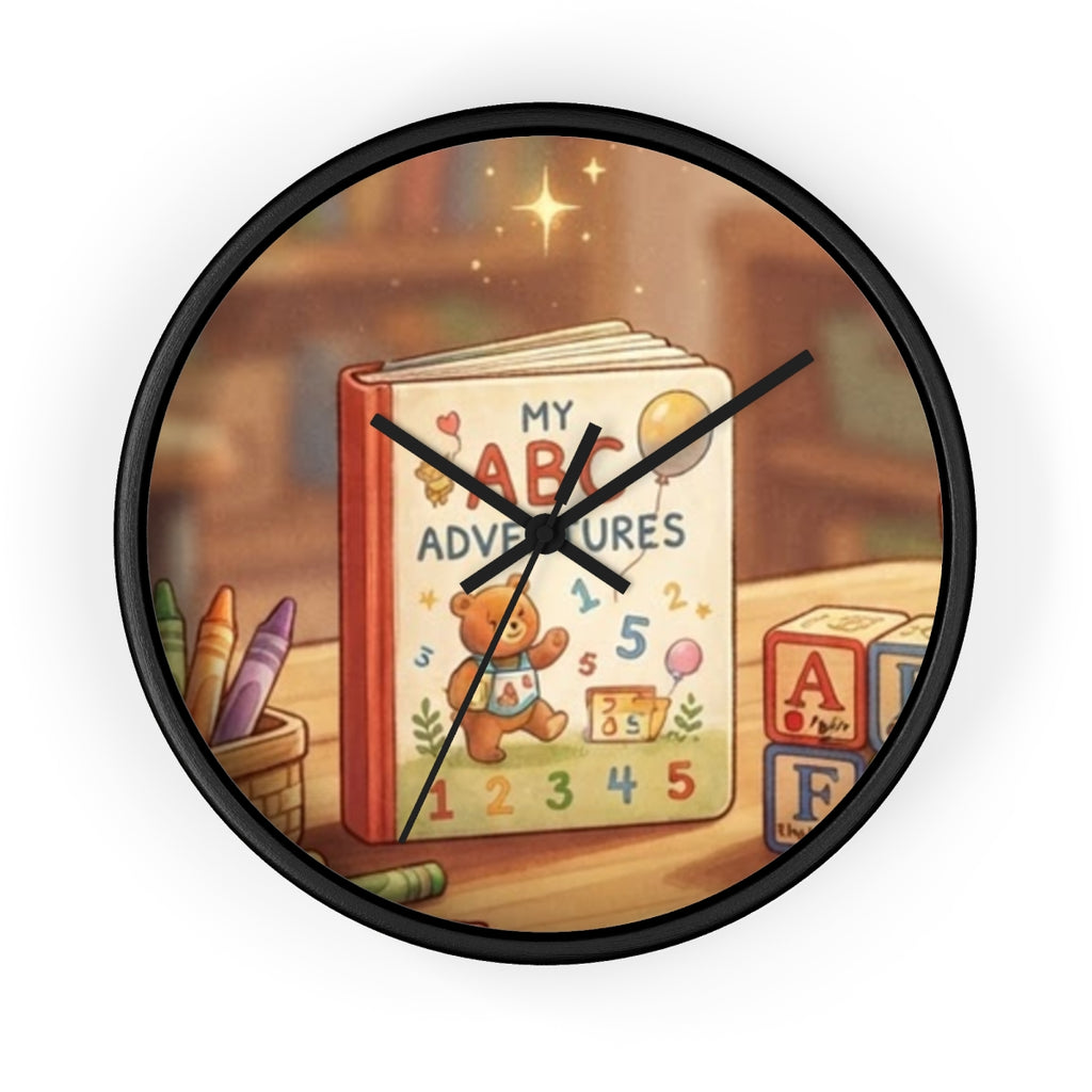 Wall Clock - ABC Classroom Learning Time | Echovira Gallery