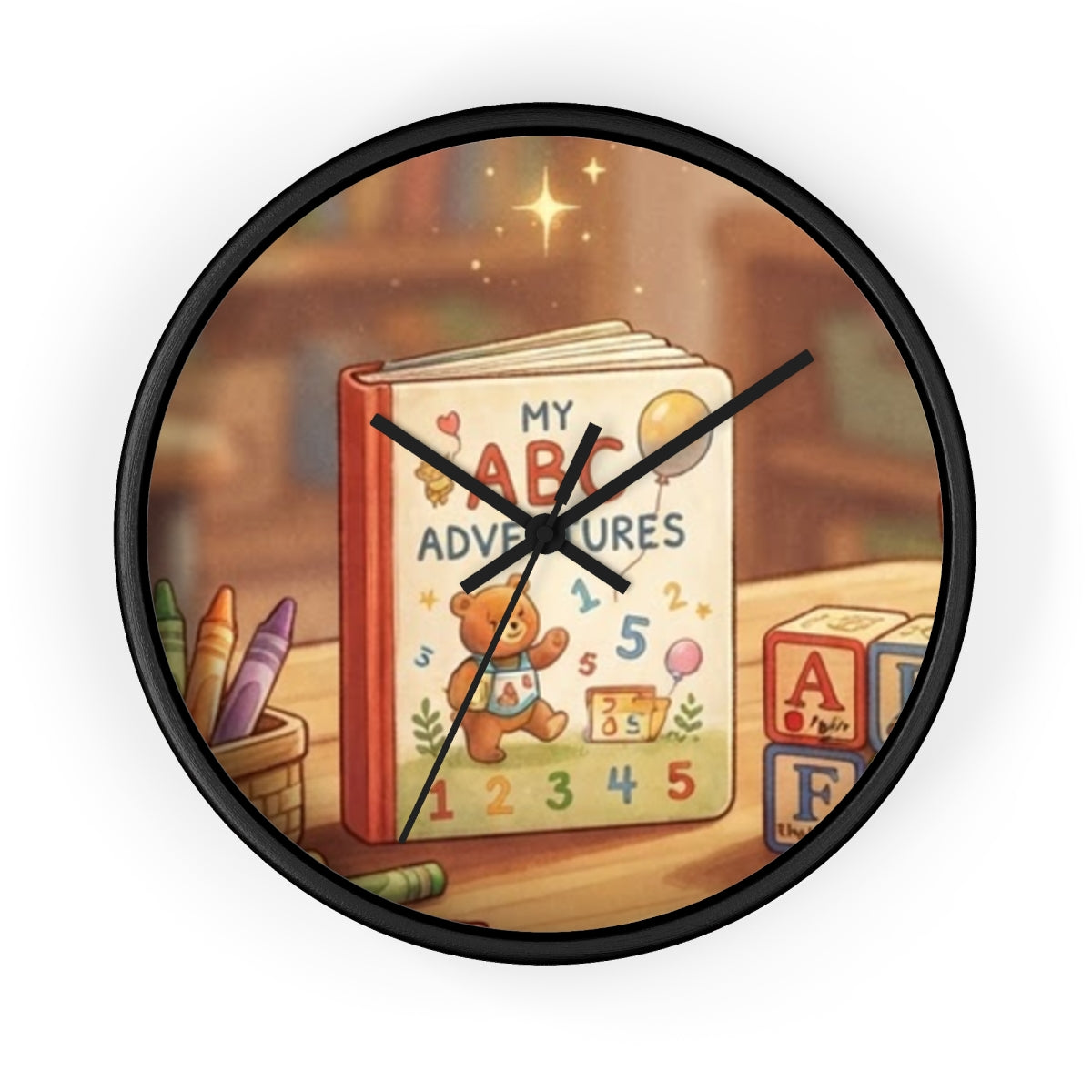Wall Clock - ABC Classroom Learning Time | Echovira Gallery