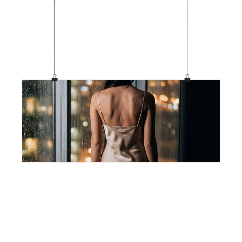 Matte Horizontal Posters - Midnight Reflections by Ella Farjad (10×8 & 54×36)