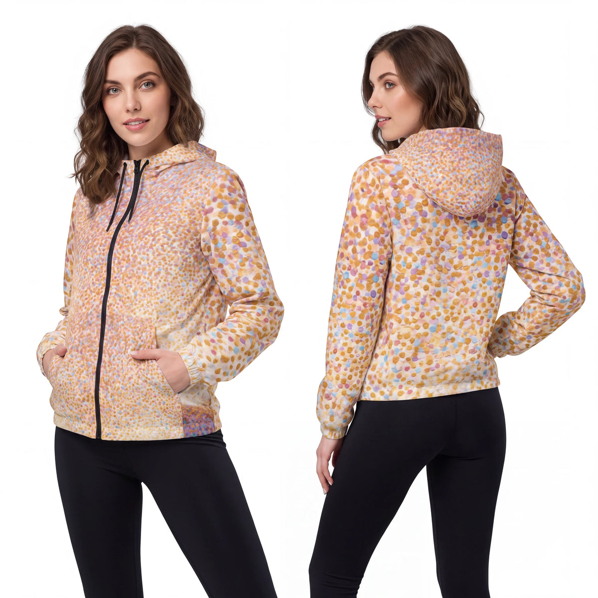 Windbreaker Jacket - Radiant Horizon | Echovira Gallery