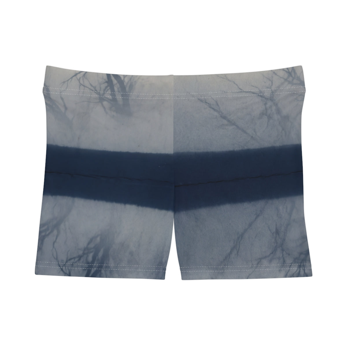 Women's Shorts with Moody Lake Landscape