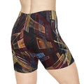 Women's Biker Shorts - Urban Horizon | Echovira Gallery