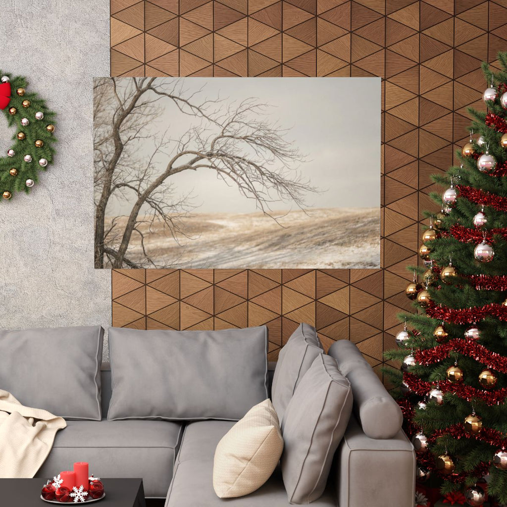 Matte Horizontal Posters - Winter Branch Solitude Landscape...