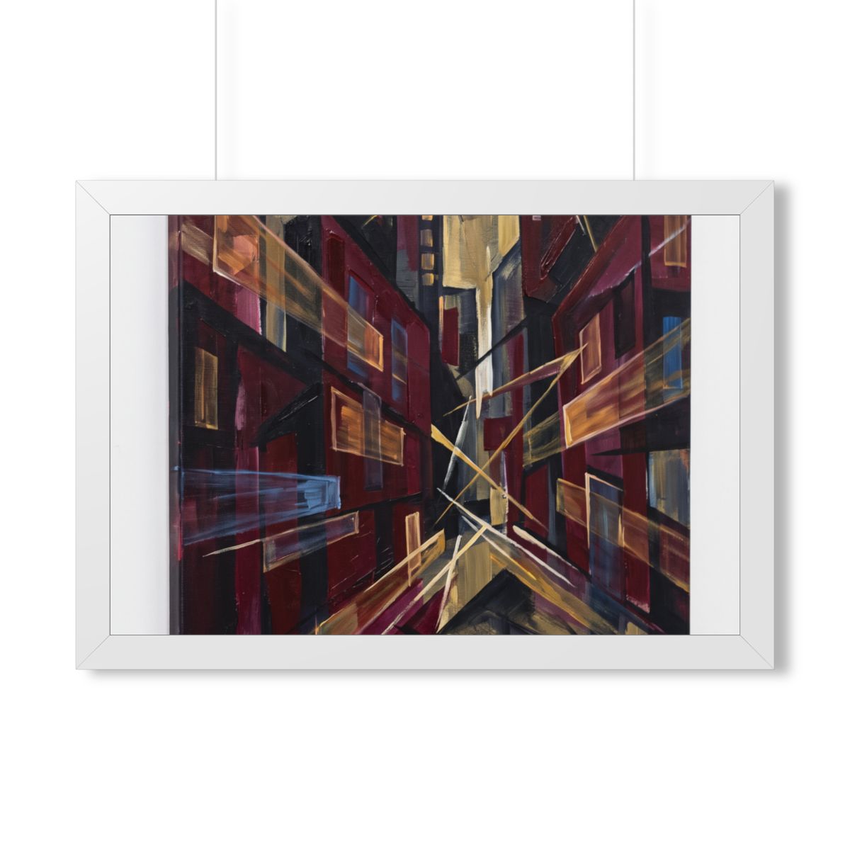 Framed Horizontal Poster - Urban Perspective (14×11, 16×12...