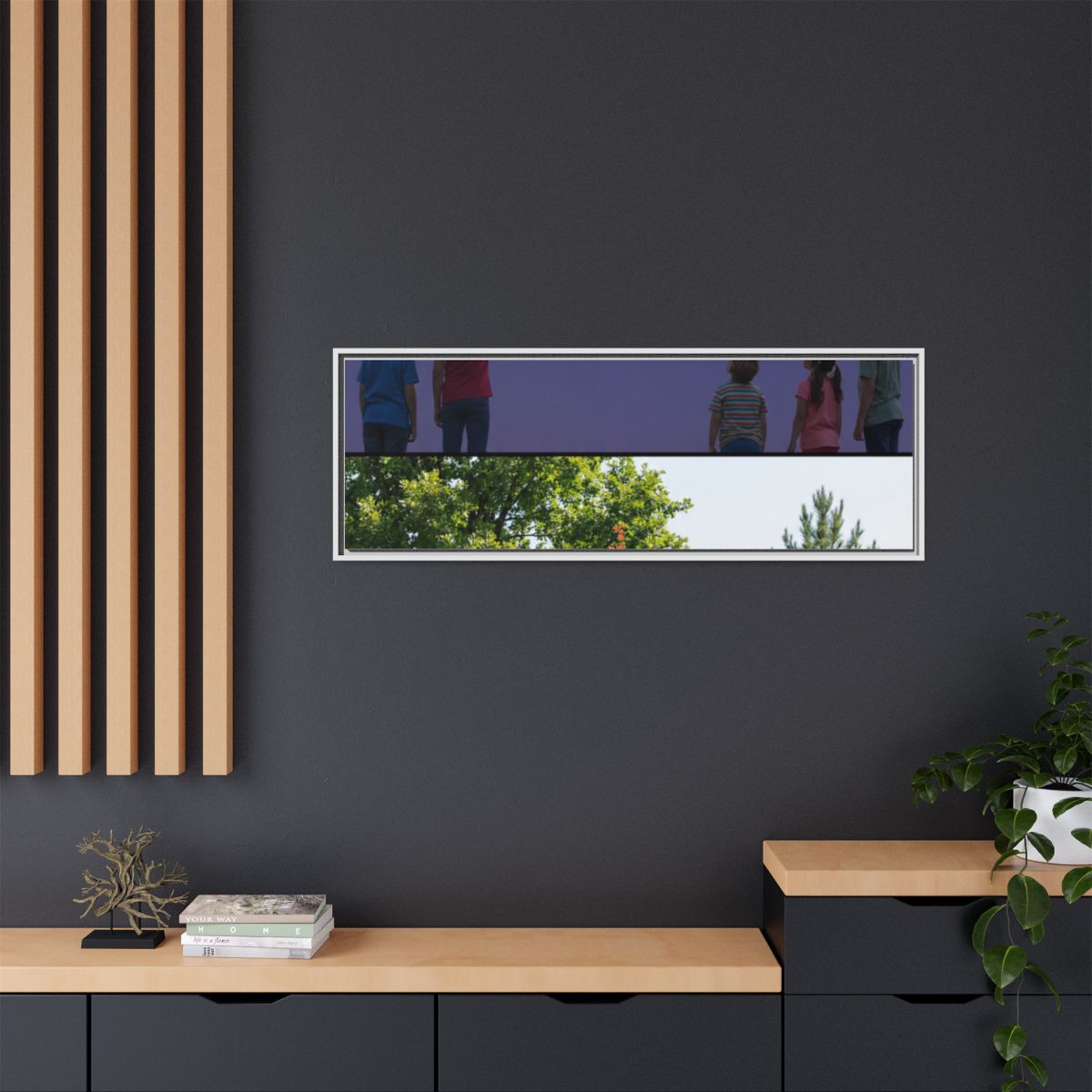 Framed Matte Canvas - Discovery — White / 1.25"