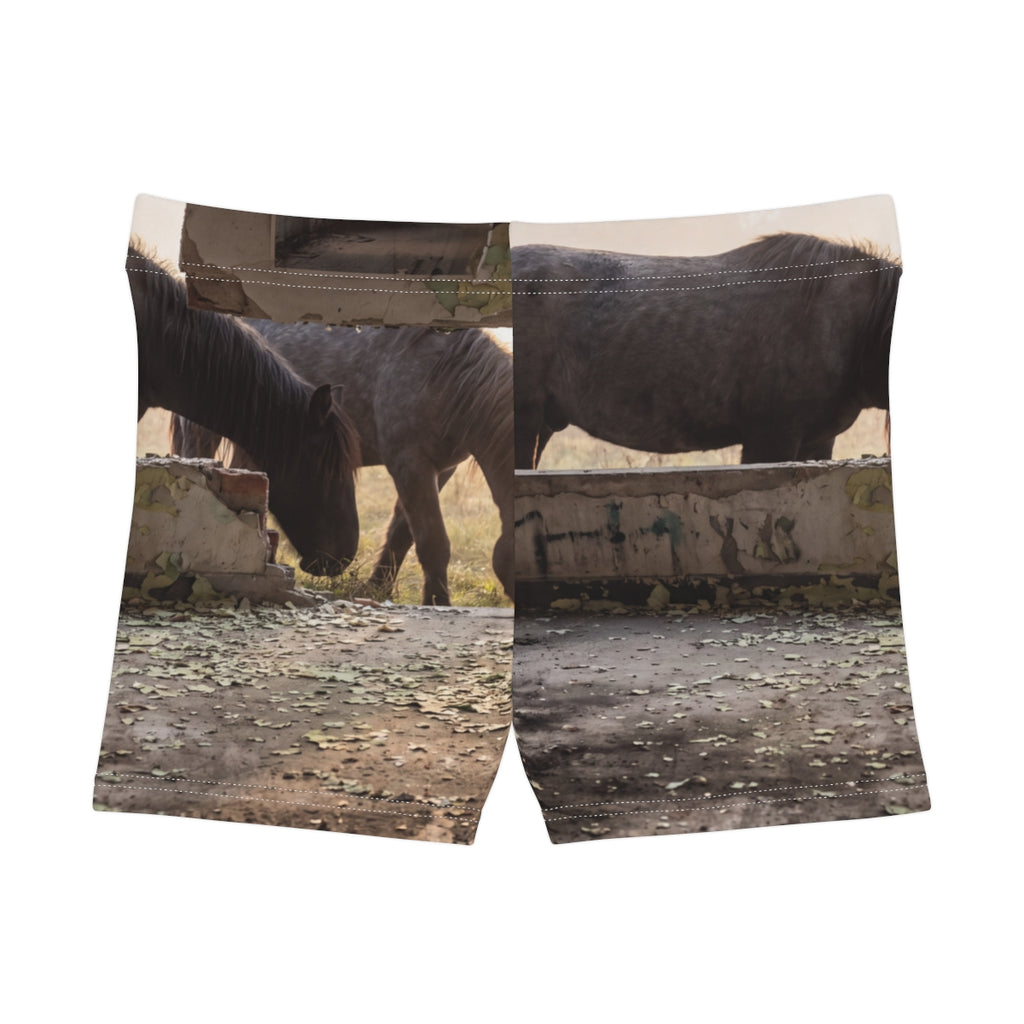 Women's Shorts - Equine Sanctuary Fine Art Print | Echovira...