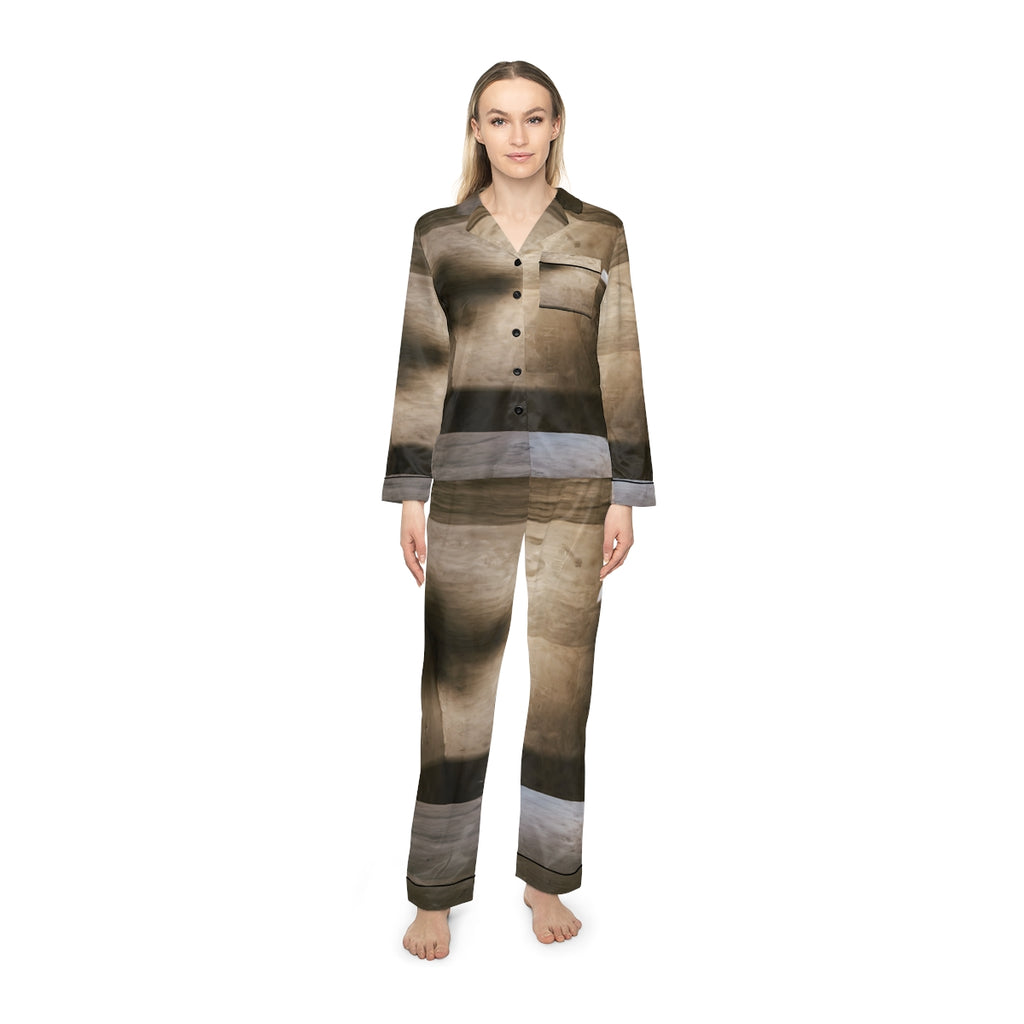 Women's Satin Pajamas - Shadows of the Citadel moody... |...