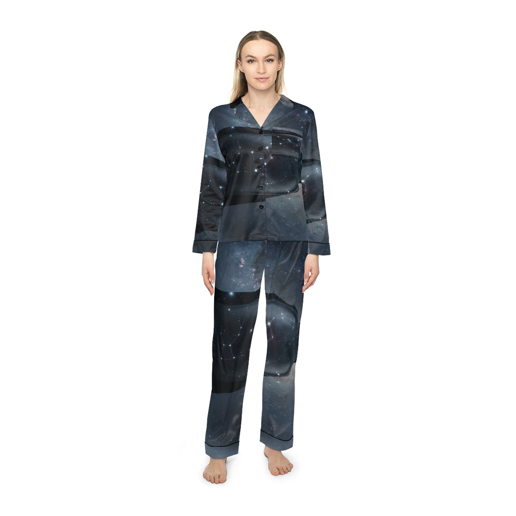 Women's Satin Pajamas Orion Constellation