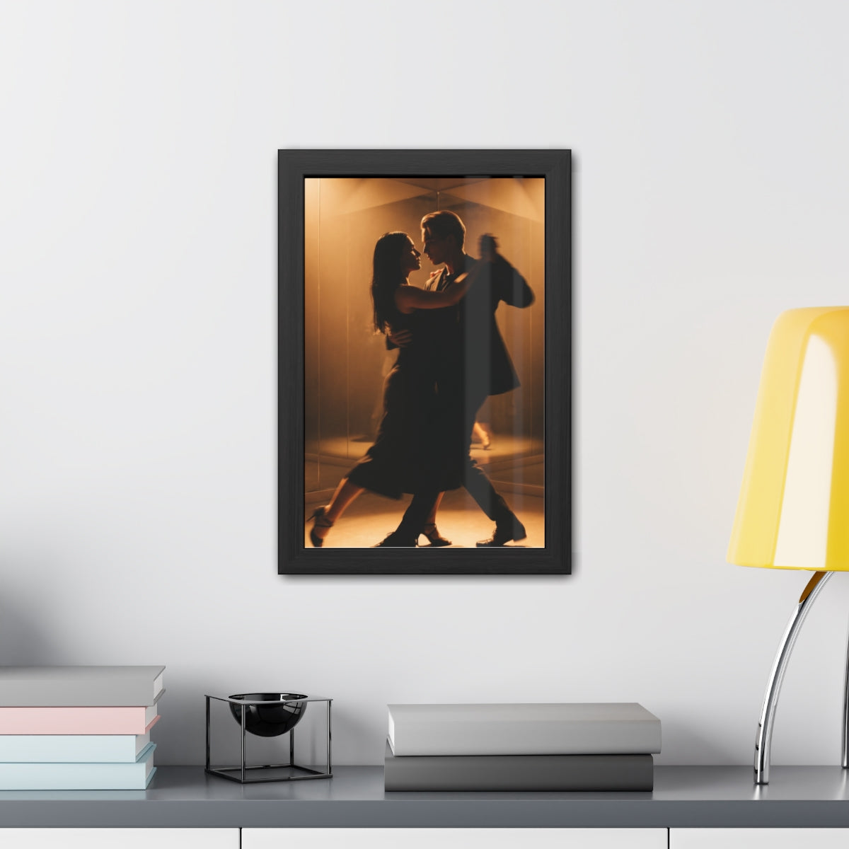 Golden Hour Tango Framed Poster — Portrait (8×12, 9×11... |...