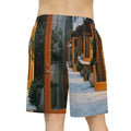 Men's Athletic Long Shorts - Twilight Courtyard | Echovira...