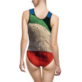 Women's Classic One-Piece Swimsuit - Vintage Persian Lion......