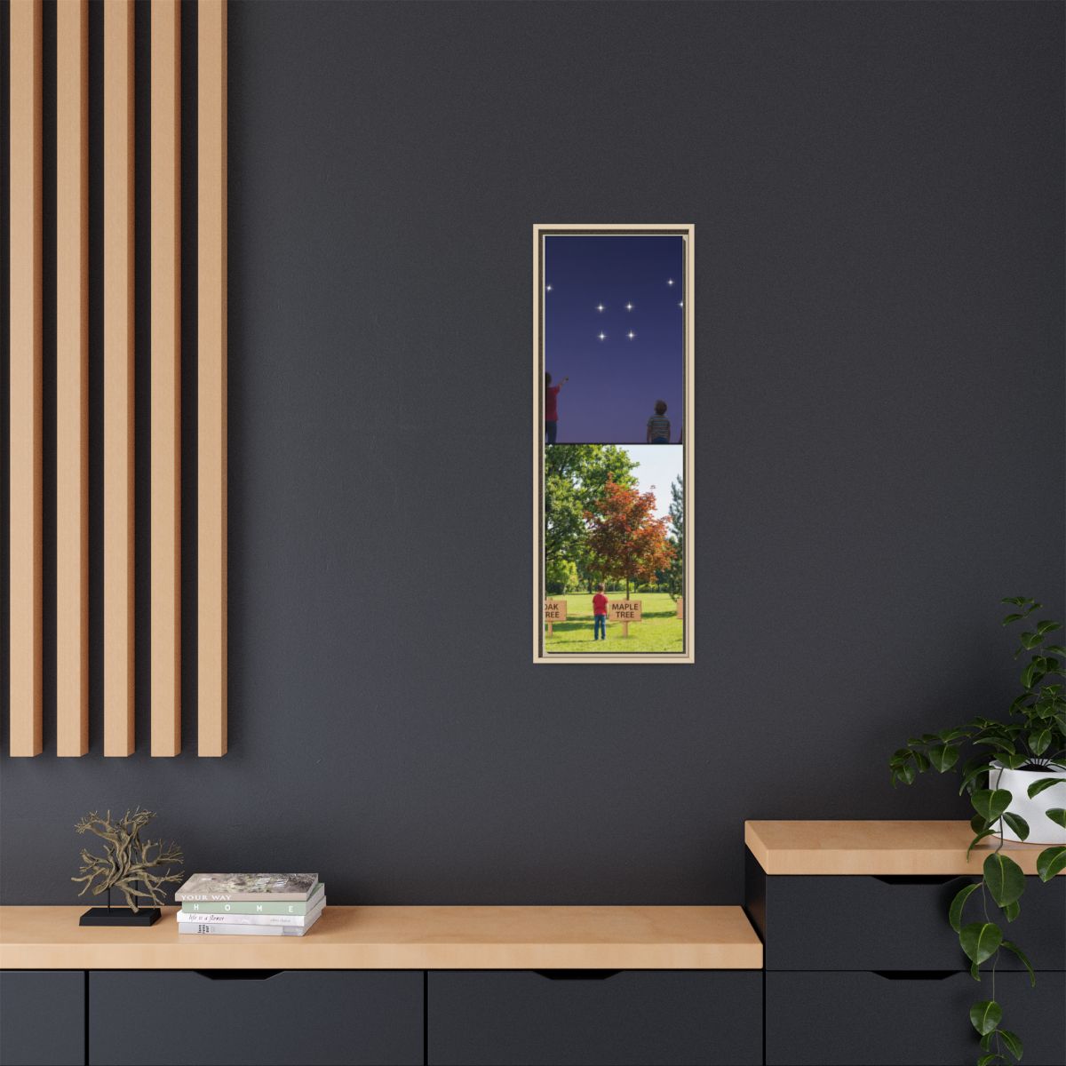 Framed Matte Canvas - Discovery — Natural / 1.25"