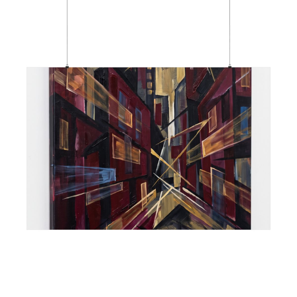 Matte Horizontal Poster - Urban Perspective (10×8 & 54×36) |...