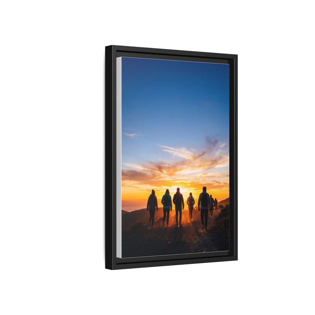 Matte Canvas, Framed - Epic Dawn Trek