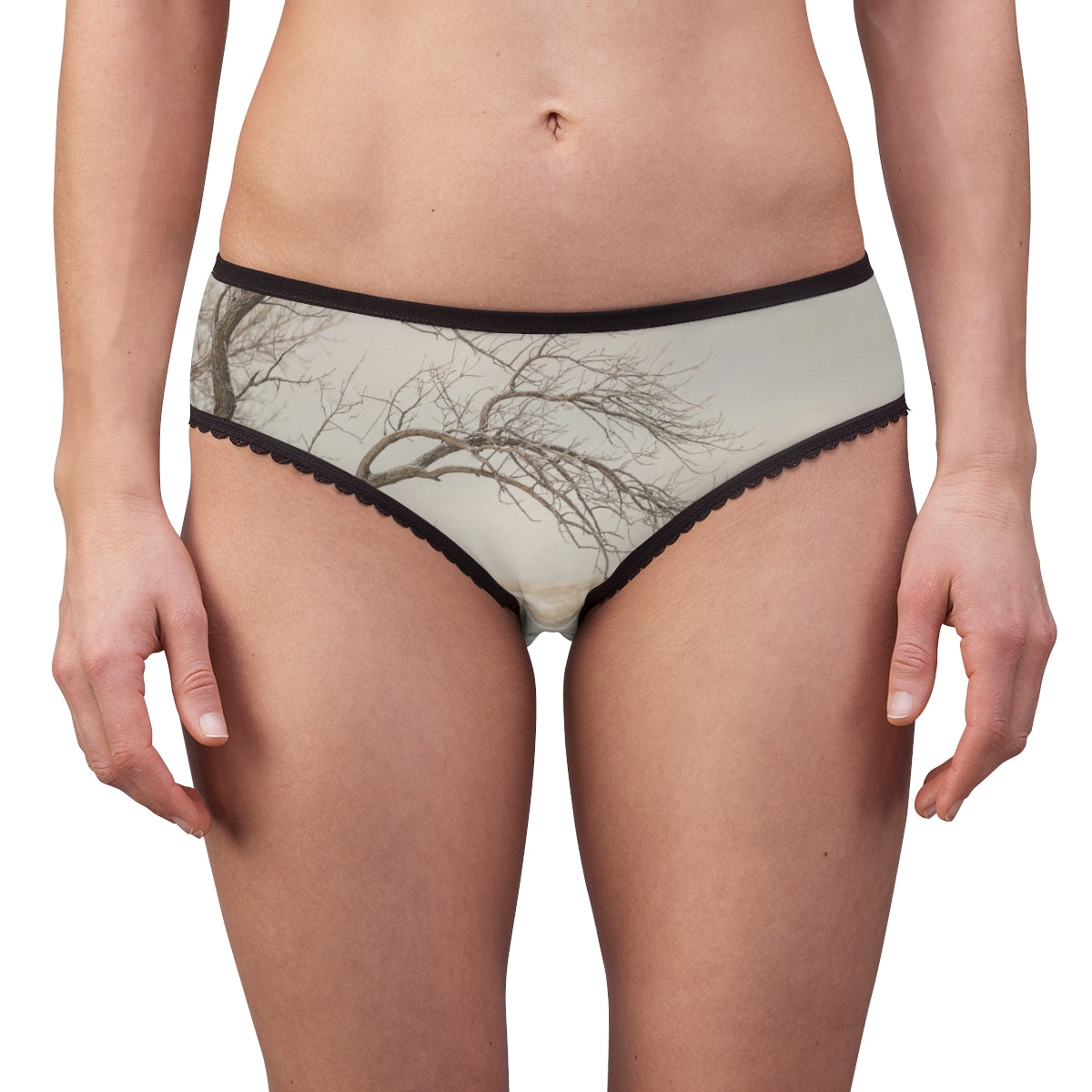 Women's Briefs - Winter Branch Solitude Landscape | Echovira...