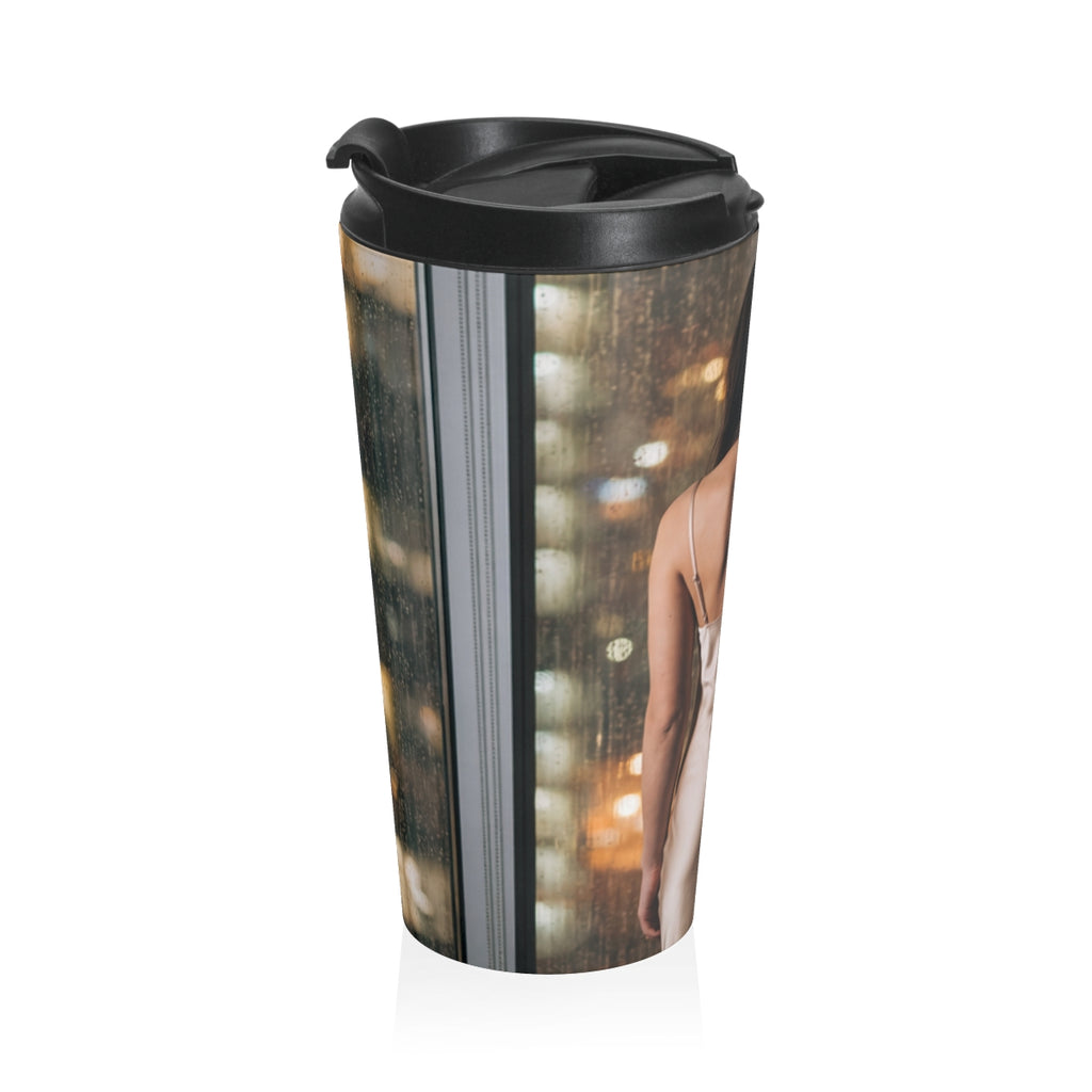 Travel Mug - Rainy City Commute