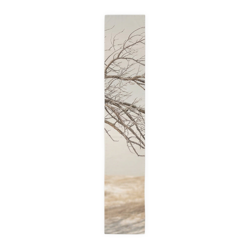 Table Runner - Winter Solitude Horizon | Echovira Gallery