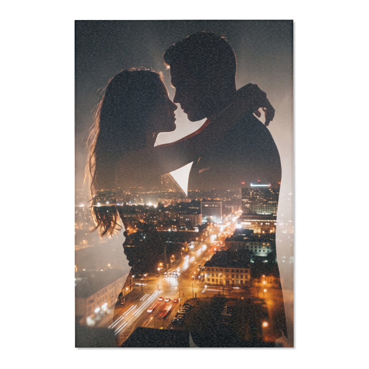 Area Rug - Midnight City Lovers | Echovira Gallery