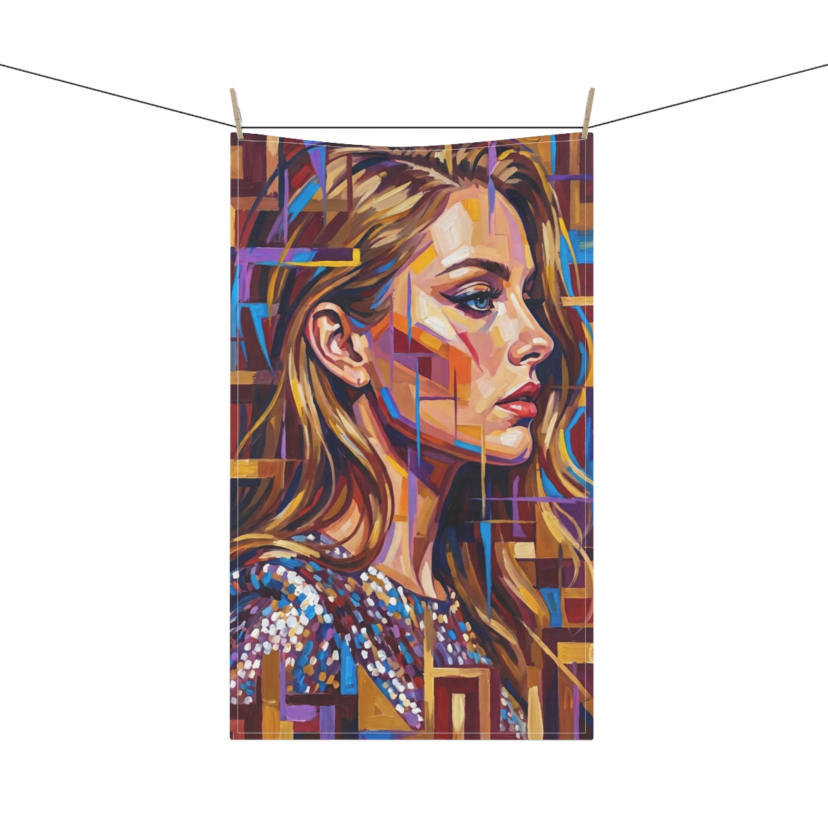 Tea Towels - Shattered Elegance | Echovira Gallery
