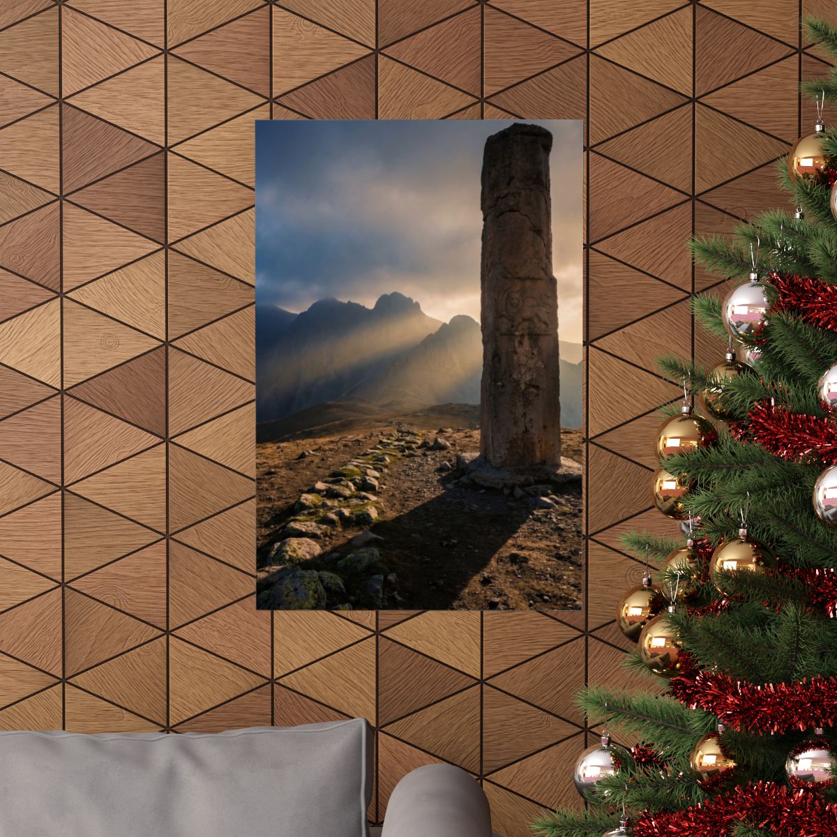 Matte Vertical Posters - Mystic Monolith Ancient Persian......