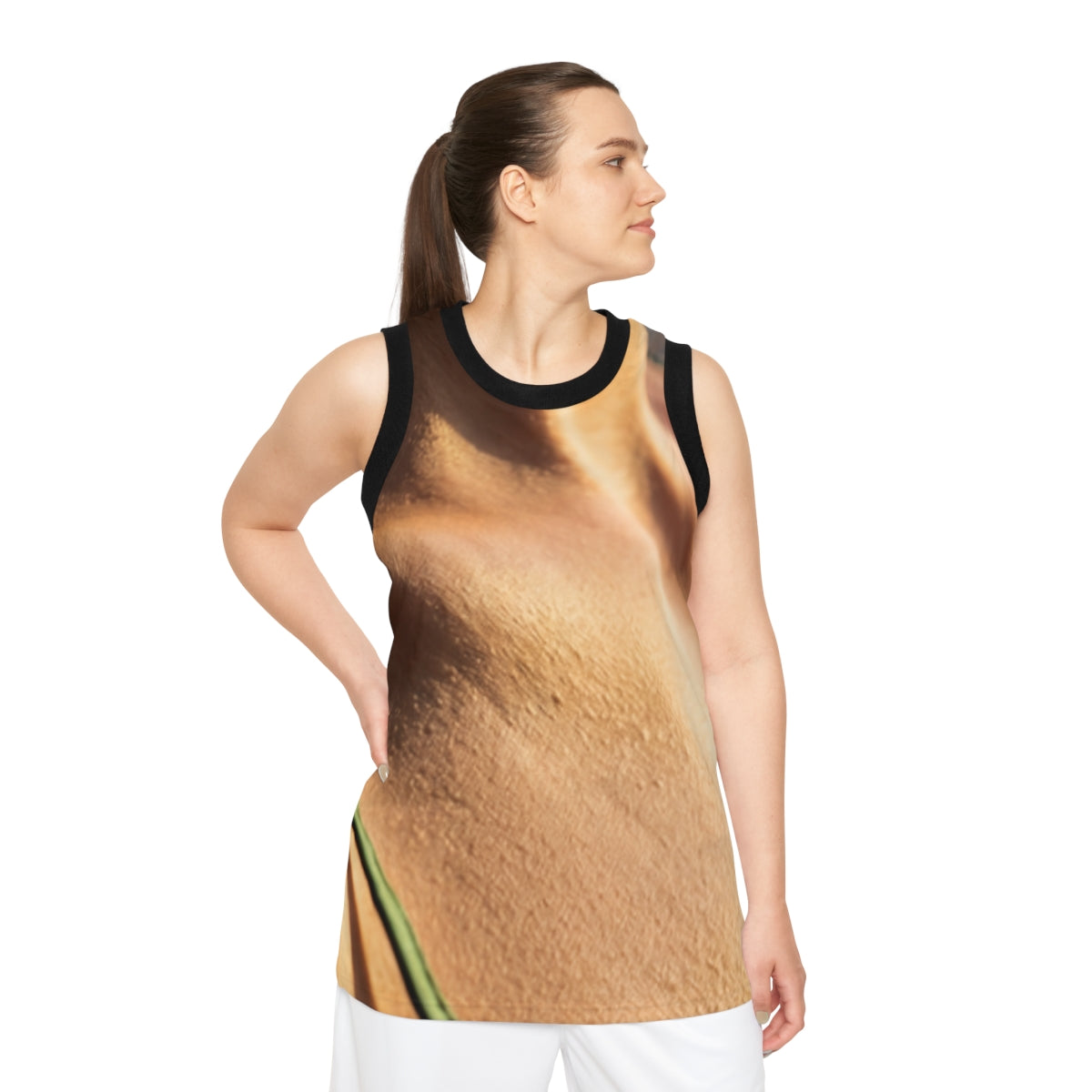 Golden Hour Basketball Jersey - Emerald Sunset | Echovira...