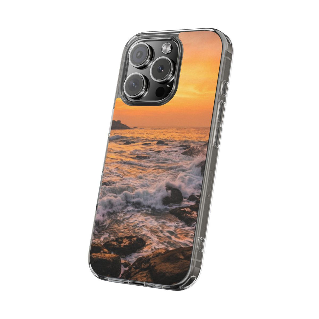 Clear Impact-Resistant Cases - Clear Phone Case - Golden...