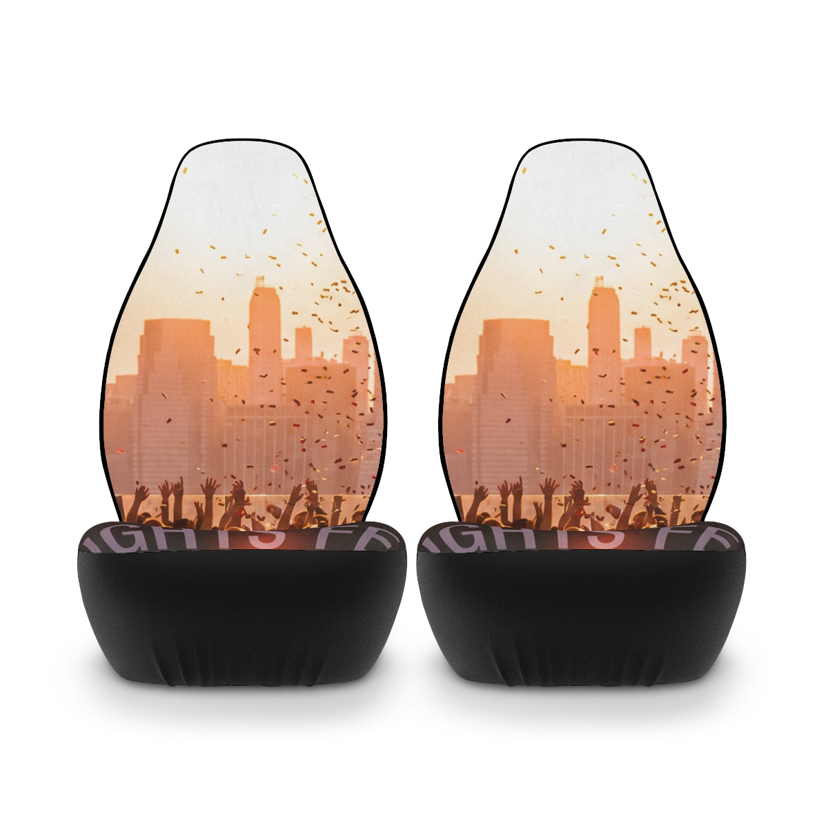 Car Seat Covers - City Lights Festival | Echovira Gallery