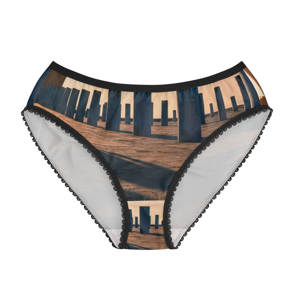Women's Briefs - Sunset Ancient Pillars | Echovira Gallery
