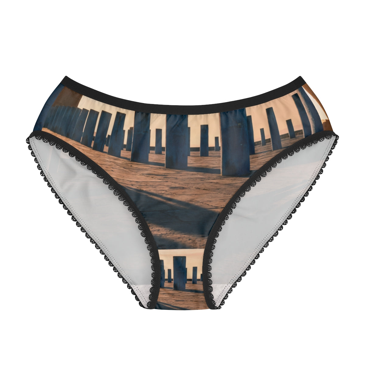 Women's Briefs - Sunset Ancient Pillars | Echovira Gallery