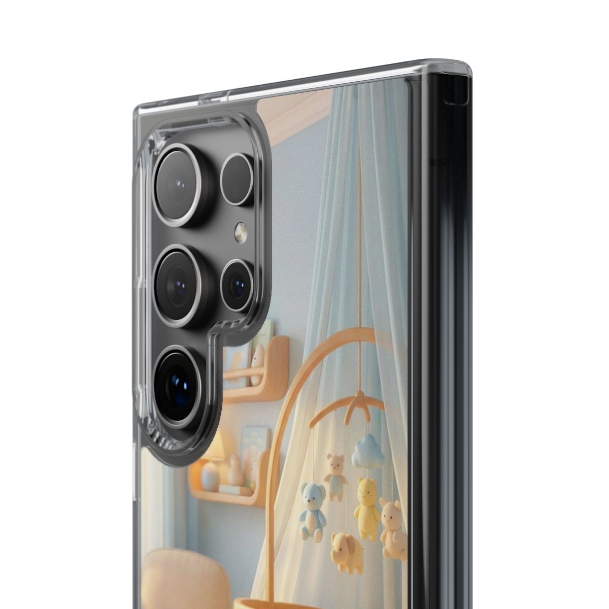 Clear Impact-Resistant Cases - Soft Blue Clear Phone Case...