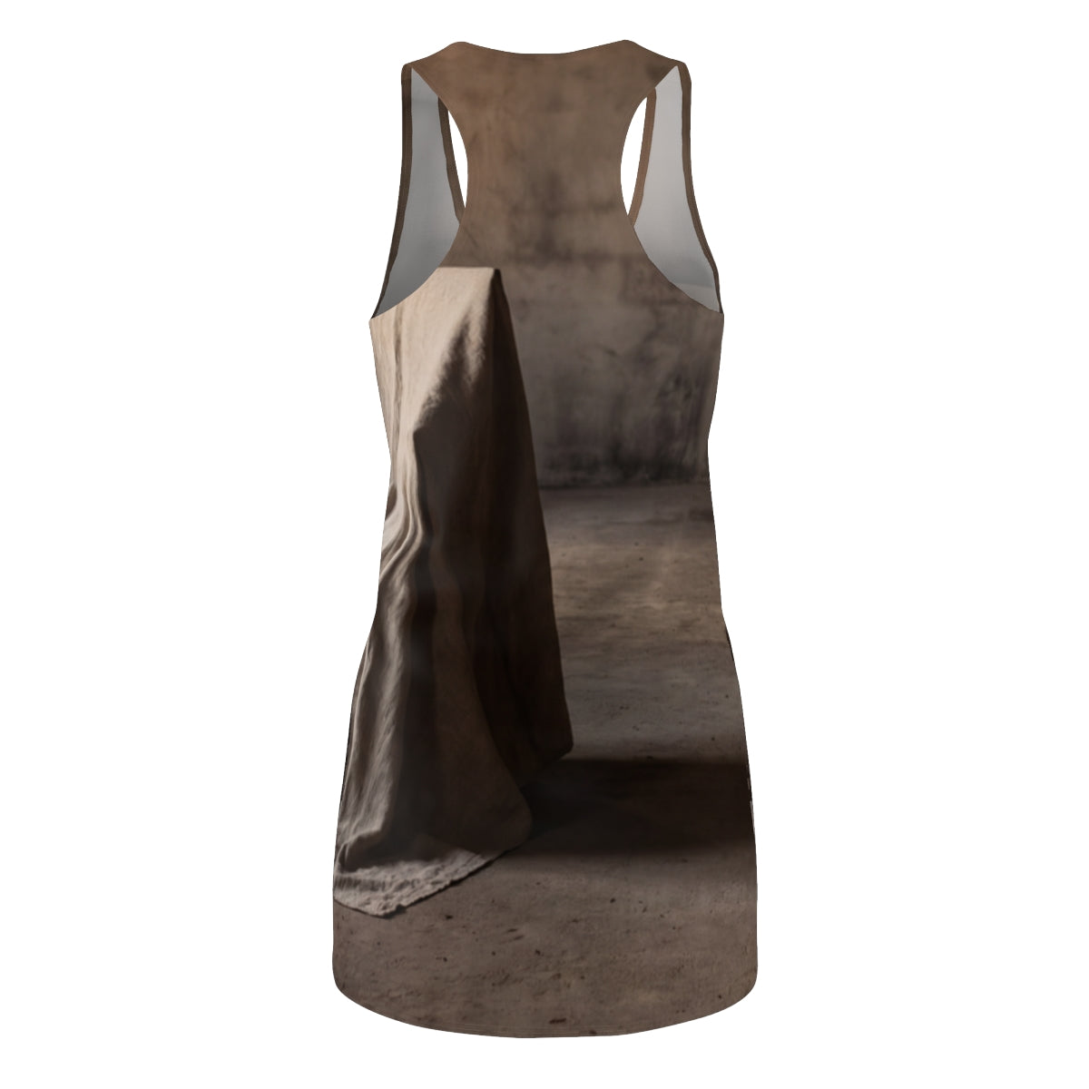 Women's Cut & Sew Racerback Dress - Draped Architectural...