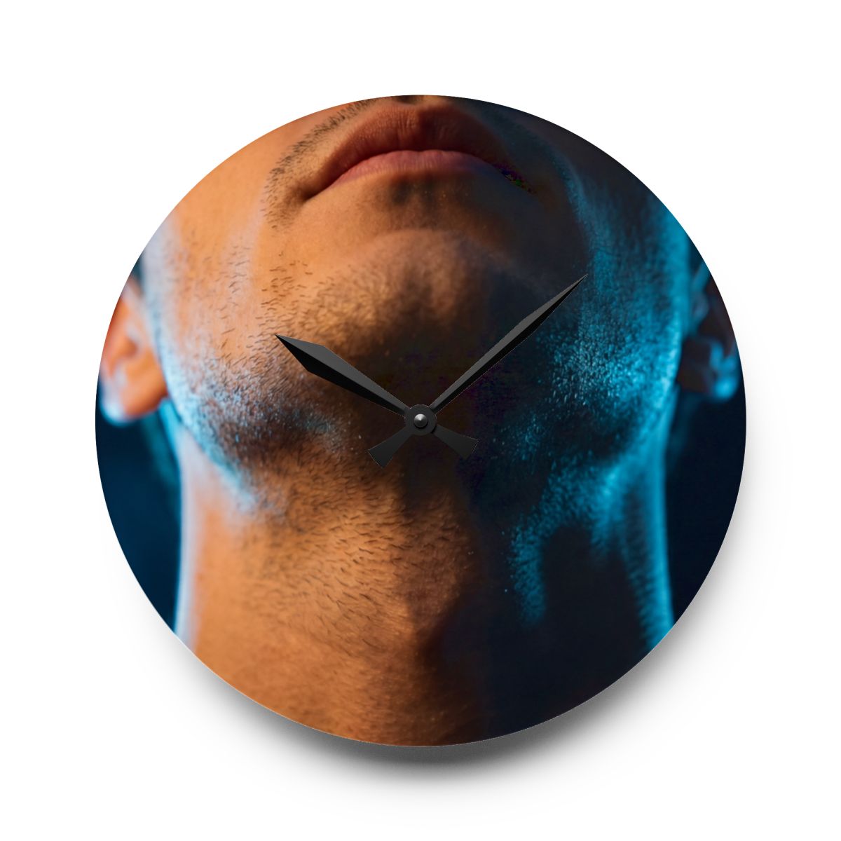 Acrylic Wall Clock - Synthwave Time