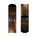 Crew Socks - Shadowed Alleyway Mystery Art Print | Echovira...