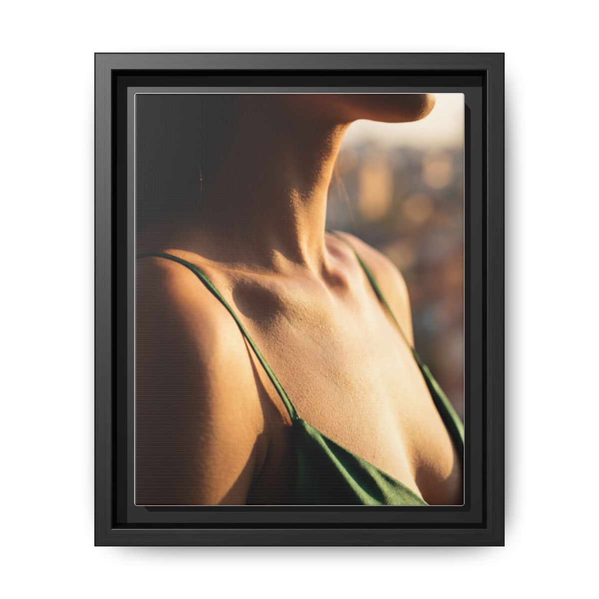 Framed Matte Canvas - Sunlit Muse
