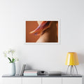 Framed Horizontal Poster - Ethereal Silk Rest — White... |...