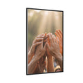 Matte Canvas, Framed - Golden Rays of Unity Wall Art (8×10...