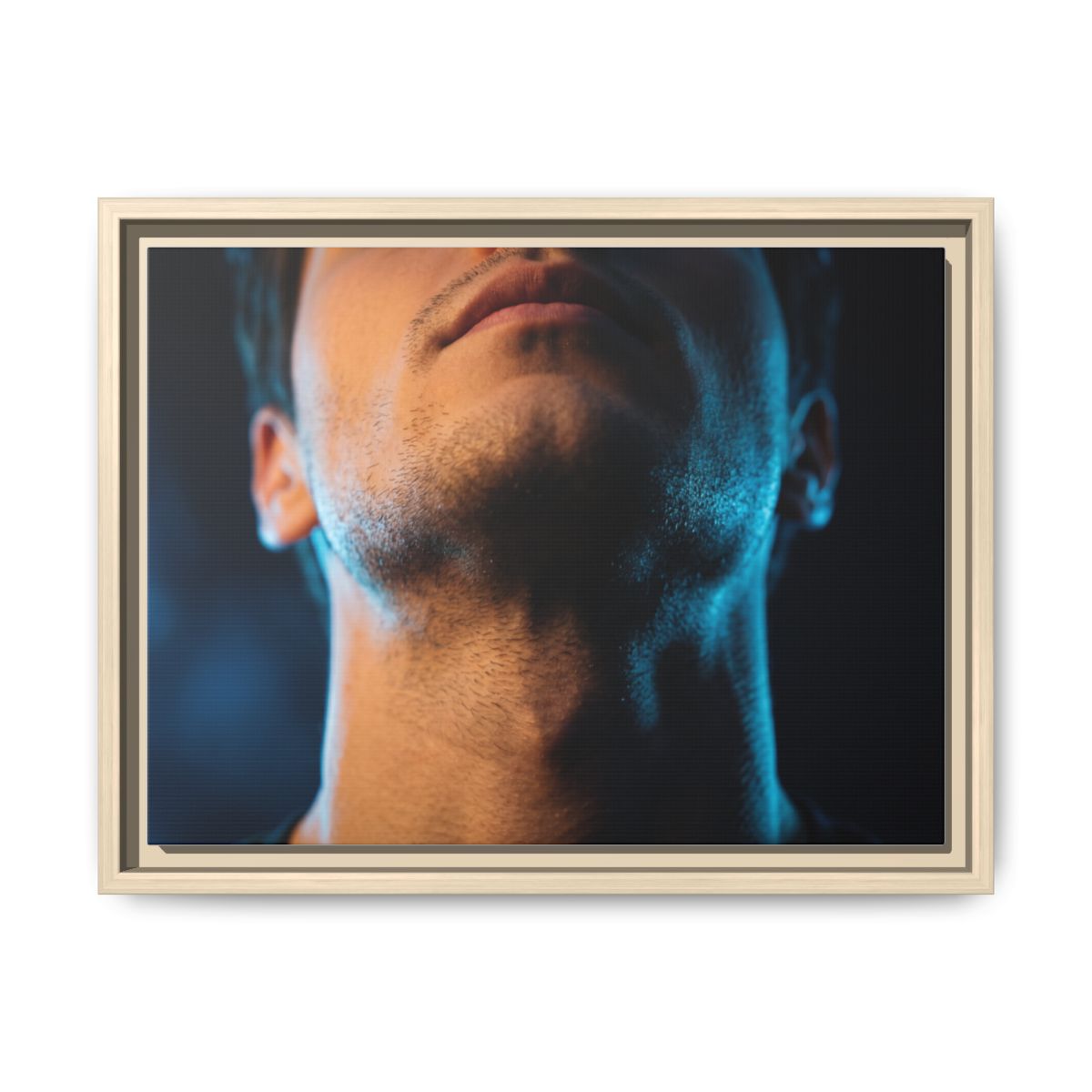 Framed Matte Canvas - Neon Noir