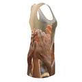 Women's Cut & Sew Racerback Dress - Golden Rays of Unity......