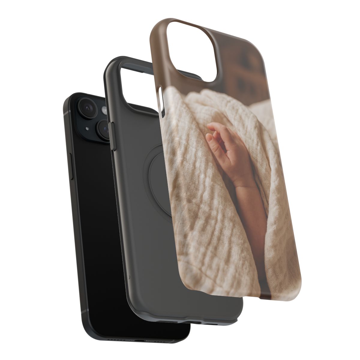 Impact-Resistant Cases - Warm Neutral Tech