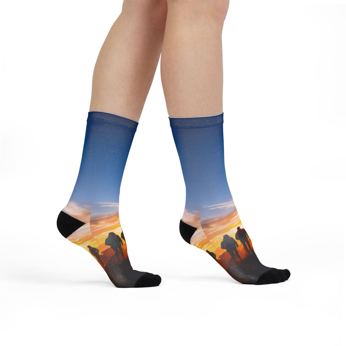 Sublimation Crew Socks - Epic Dawn Journey