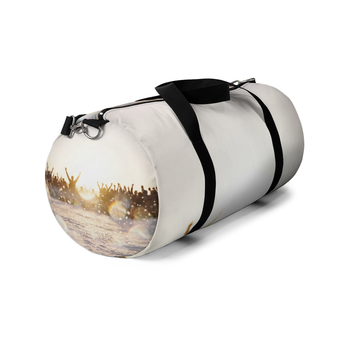 Duffel Bag with Golden Hour Crowd Art