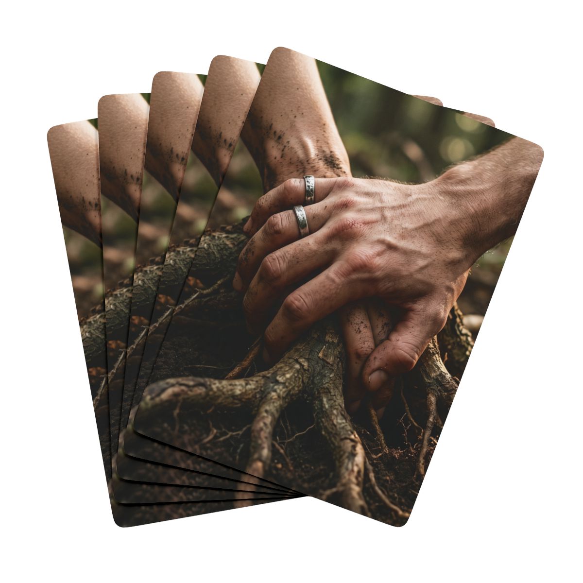 Forest Root Poker Playing Cards