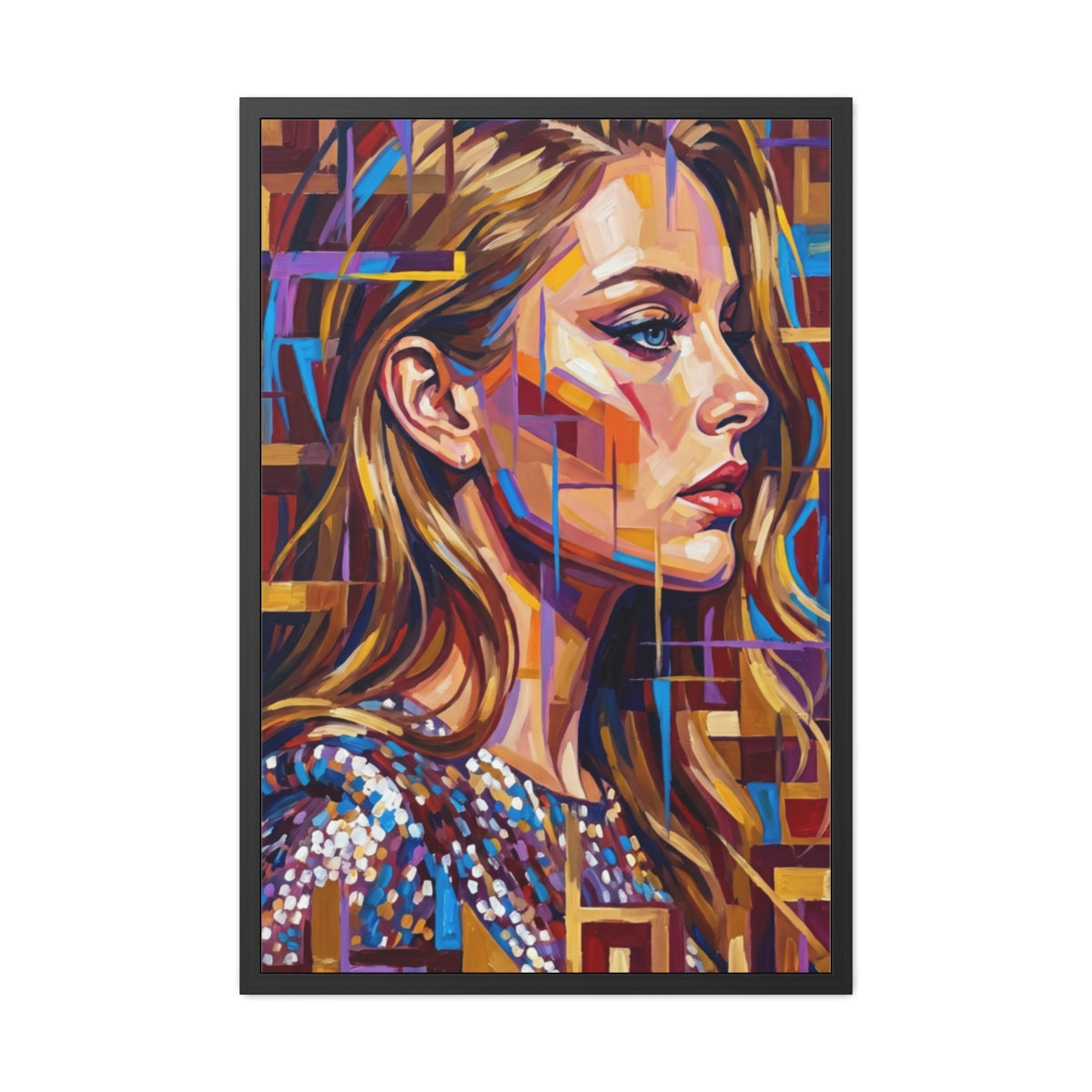 Framed Poster - Shattered Elegance (8×12, 9×11, 11×14... |...