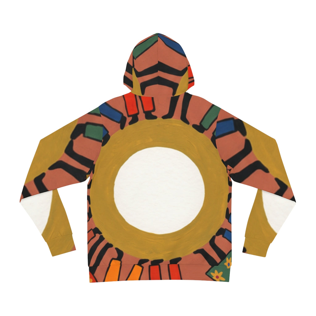 Fashion Hoodie - Unity Mandala Folk Art | Echovira Gallery