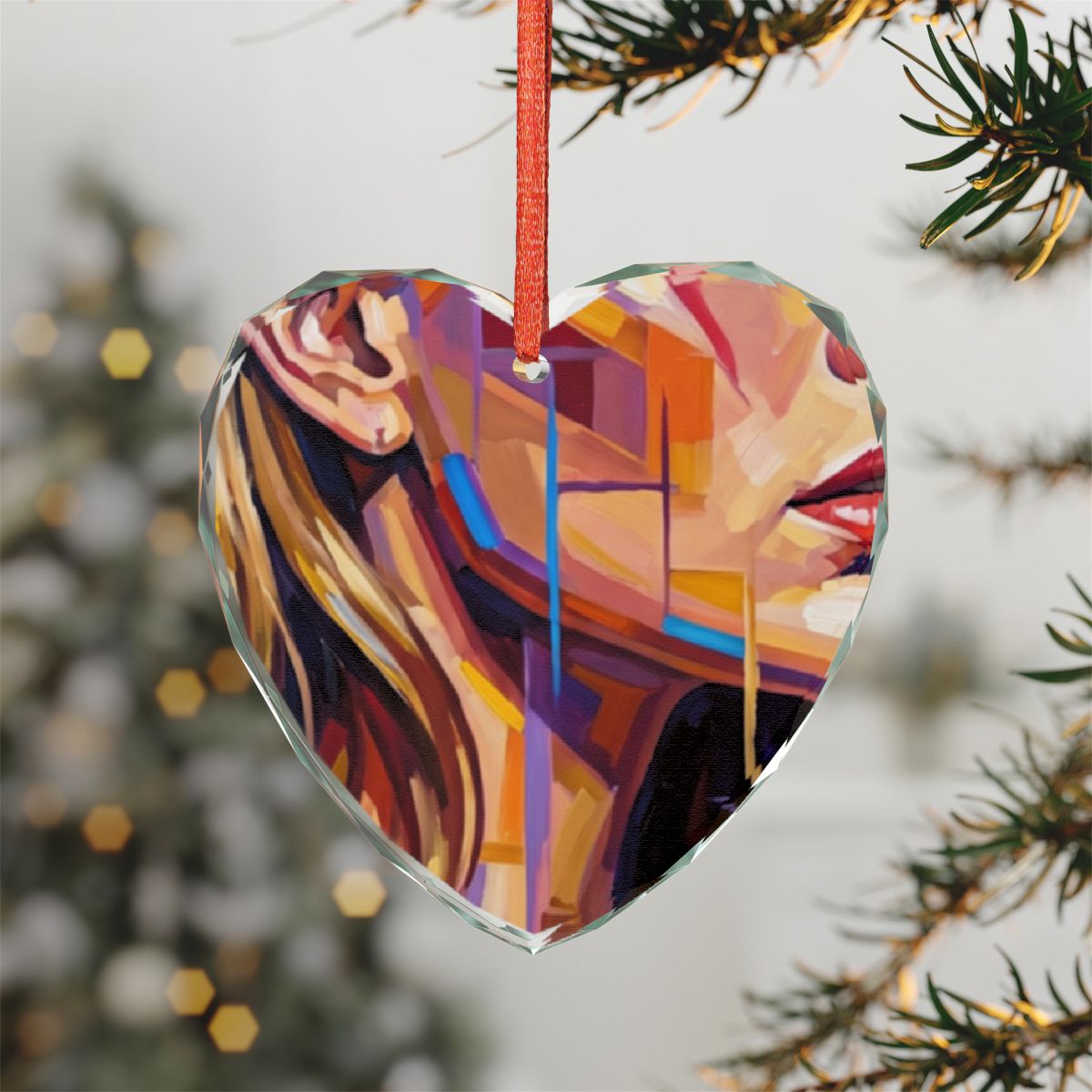 Crystal Glass Ornament - Shattered Elegance | Echovira...