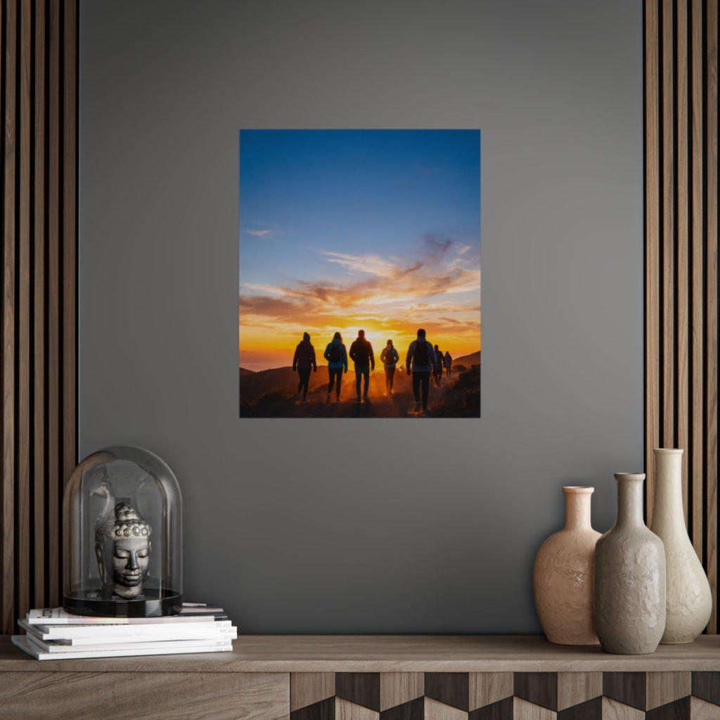 Unframed Posters - Sunrise Trail Journey