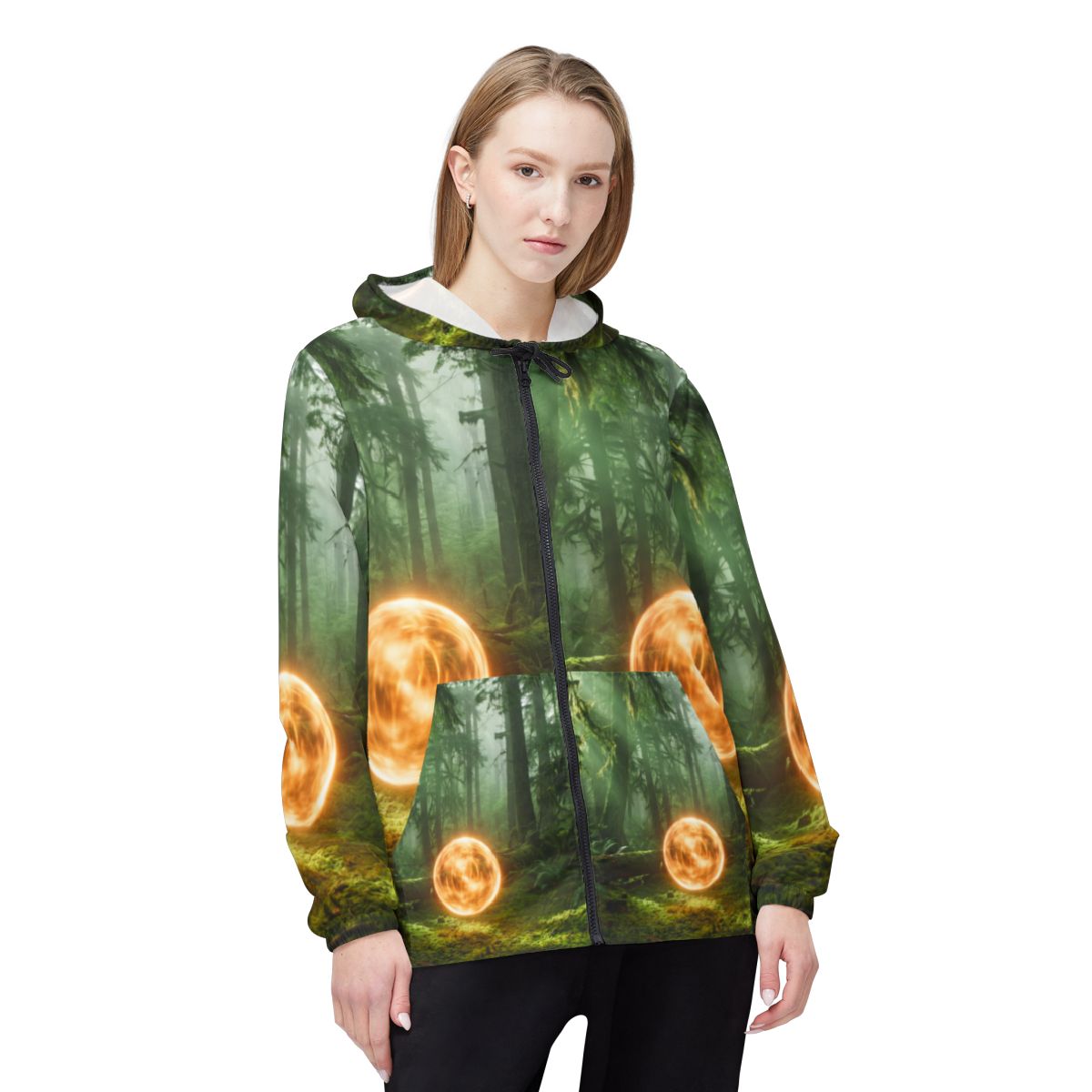 Unisex Windbreaker - Mystic Forest | Echovira Gallery