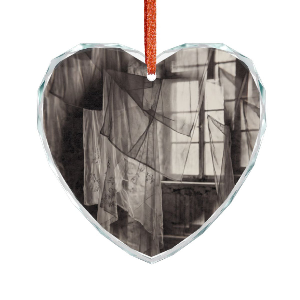 Crystal Glass Ornament - Spectral Veils | Echovira Gallery