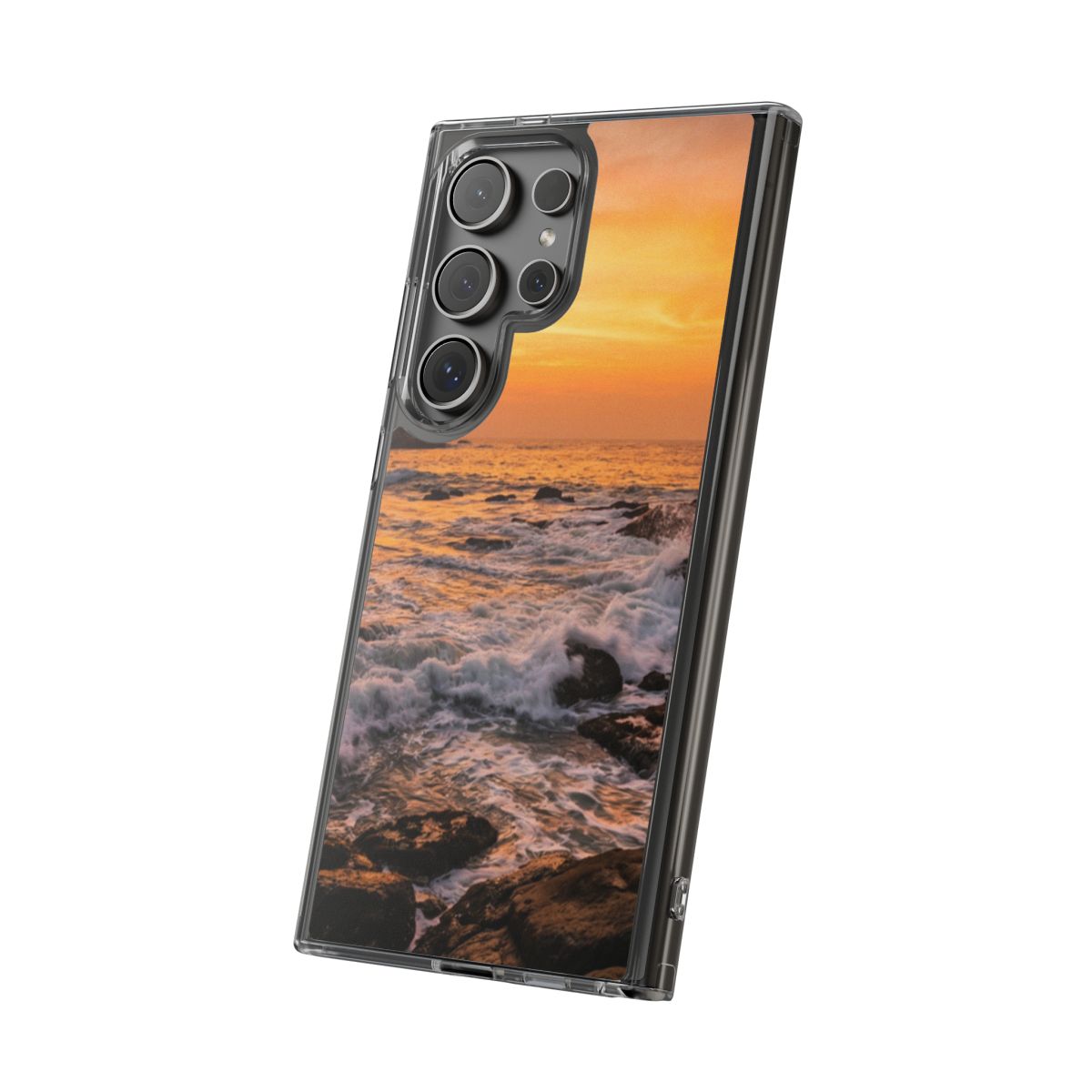 Clear Impact-Resistant Cases - Clear Phone Case - Golden...
